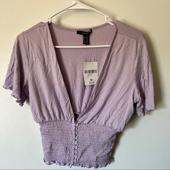 Low V crop top - Picture 2 of 2